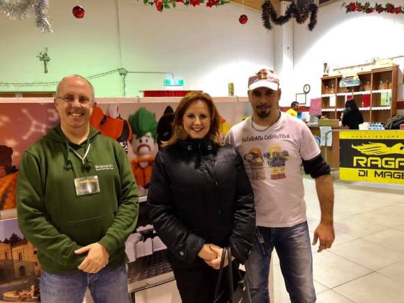 anche il sindaco locale chiara calati tra i visitatori!